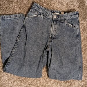 H&M Indigo Baggy Denim Pants